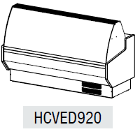 DOCRILUC - BANCHI REFRIGERATI SPEED 9 - VETRO CURVO