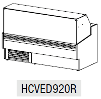 DOCRILUC - BANCHI REFRIGERATI SPEED 9 - VETRO DRITTO