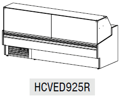 DOCRILUC - BANCHI REFRIGERATI SPEED 9 - VETRO DRITTO