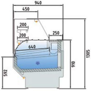 DOCRILUC - MISURE BANCHI REFRIGERATI SPEED 9 PLUS