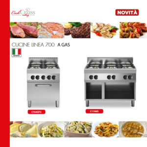 Cucine linea 700 a gas