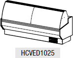 DOCRILUC -  SEZIONE BANCHI REFRIGERATI VETRO CURVO SPEED 10