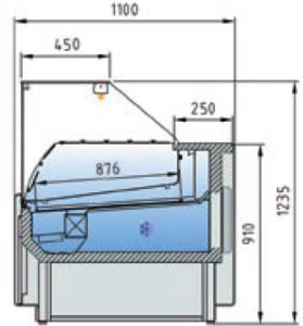 BANCHI REFRIGERATI DOCRILUC RECTA 10