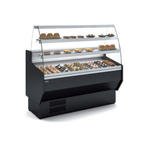 VETRINE REFRIGERATE PASTRY BASIC VETRO CURVO