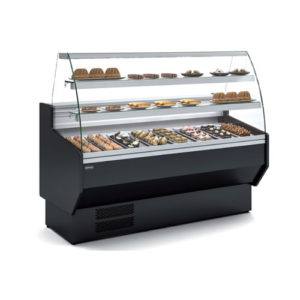 VETRINE REFRIGERATE PASTRY BASIC VETRO CURVO