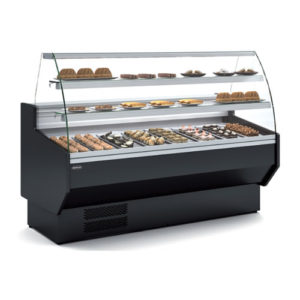 VETRINE REFRIGERATE PASTRY BASIC VETRO CURVO