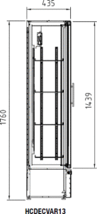 DOCRILUC - SEZIONE FRIGO BIBITE SLIM13 +0°+7°