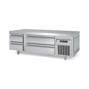 HOT CLASS - DOCRILUC - BASI REFRIGERATE PER CUCINE DA APPOGGIO 600 mm