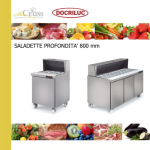 Saladette profondità 800 mm