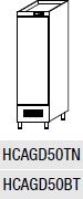 DOCRILUC - PROFILO ARMADI REFRIGERATI SLIM GN 1/1