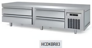 HOT CLASS - DOCRILUC - PROFILO BASI REFRIGERATE PER CUCINE DA APPOGGIO 600 mm